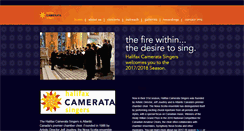 Desktop Screenshot of halifaxcamerata.org