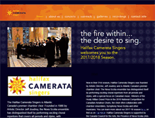 Tablet Screenshot of halifaxcamerata.org